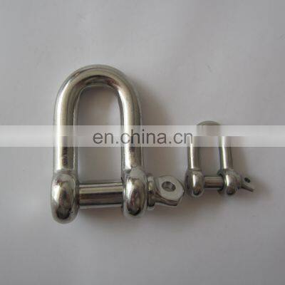 Stainless steel G210 US Type screw Pin Chain Shackle for marine and industrial rigging aplications