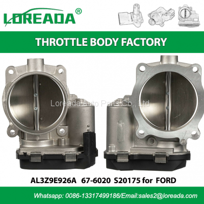 LOREADA Fuel Injection Throttle Body AL3Z9E926A 67-6020 S20175 554317 TB1058 AL3E 9F991 CA for FORD F-150 F-250 F-350 Super Duty