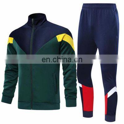 OEM mens Casual Sport Slim Fit Polyester Track Suit Men Jogger Tracksuit With Own Design And Logo  plus size clothes