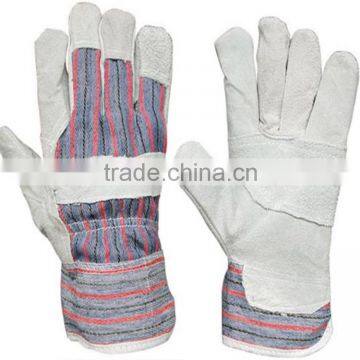 cow split leather industrial working gloves