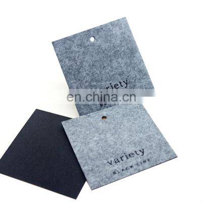 Wholesale Custom Design Printing Name Logo Paper Card Recycled Garment Hangtag Labels Embossed Hang Tag photo-5