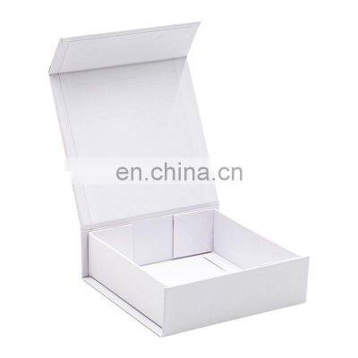 Small Square Plain White Folding Magnet Gift Box for Small Gift Packaging photo-2