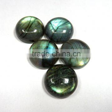 Labradorite 20x20 mm Round Cabochon