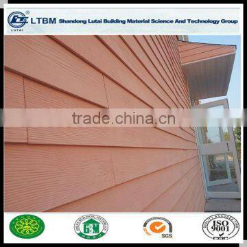 Exterior Wall Wood Grain Siding Panel for Buliding & Deceration Green,Environmental Material