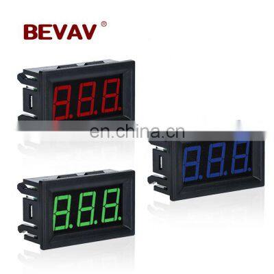 Two-wire DC digital display voltage meter 0.56 inch LED digital voltmeter DC7V-120V Connection Reverse Protection