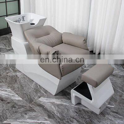 Half Rating Barber Shampoo Bed Massage Bed Ceramic Basin Tool photo-4