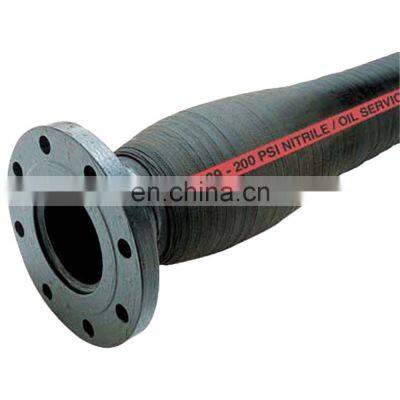 21 Bar full floating mainline marine oil barge & dock collapsible rubber marine oil hose