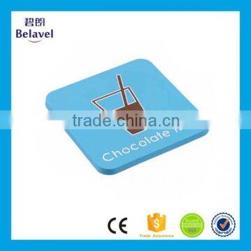 High quality waterproof drinking coaster custom soft pvc coaster