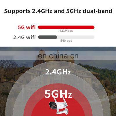 5G WIFI Security Bullet IP Camera 4MP HD CCTV Wireless 4X Digital Zoom Full Color Night Vision Surveillance Cam Two-Way Audio photo-2