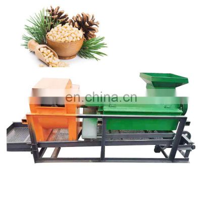 Good Performance Cone Shelling Machine Pine Nut Thresher And Cleaning Machine