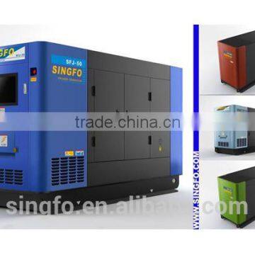 SINGFO 500KVA/400KW standby silent diesel generator set powered by MTU at good price