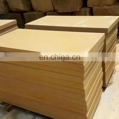 Factory Price Sichuan Natural Golden Color Sandstone Tile Wall Cladding Building Material