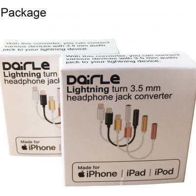 Headphone Jack Adapter for IPhone 12/13 Pro Max Lightning to 3.5mm Aux Audio Cable Splitter Converter photo-5