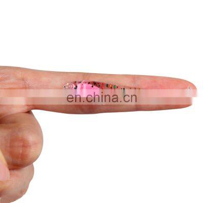 JOHNCOO 4.5cm 0.9g High Quality TPE Material T Tail Paddle Crappie Shad Bait Set Small Fishing Lure