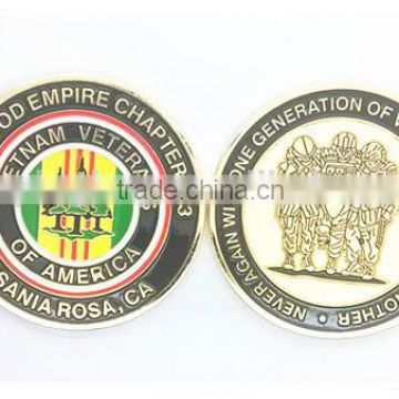 REDWOOD EMPIRE CHAPER 223 three men's challenge coin