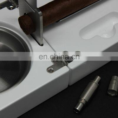 Custom Logo Wood Cigar Ashtray for Wholesale Wooden Cigar Ashtray photo-3
