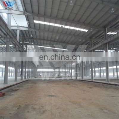 WZH customized new metal mobile sheds prefab steel warehouse with accessories