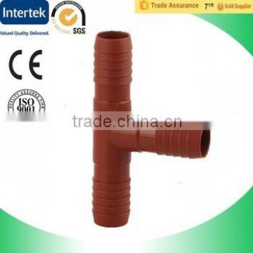 brown PPH drip irrigation fitting tee spigot