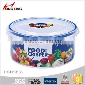 1.7LPlastic food crisper storage,fresh box use in fridge and microwave