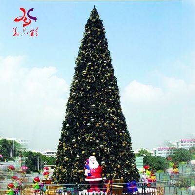 Custom commercial 5m 6m 7m 10m 15m 20m large outdoor giant Christmas tree with light for shopping mall hotel