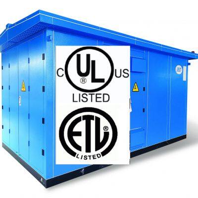 Dry type transformer UL certification China UL1562 listed Medium Voltage Packaged Unit Substations