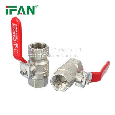 IFAN Forged Brass Ball Valve Customized 1/2-4 Inch Brass Manual Ball Valve