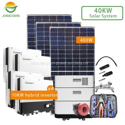 40KW Solar System 400W panels