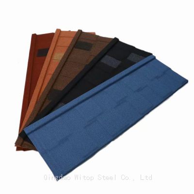 Color Stone Coated Aluzinc Metal Roof Tiles for roofing material