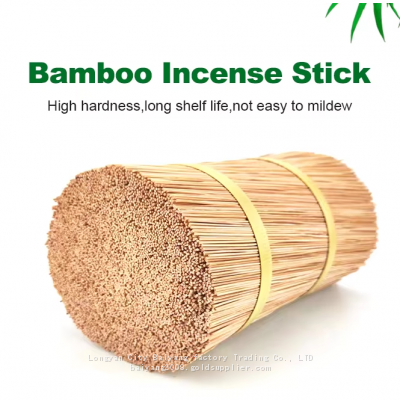 Wholesale natural environmentally friendly barbecue 1.3 1.4 mm thin bamboo stick incense