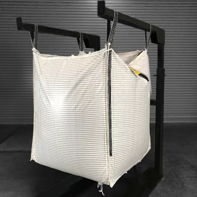 Q bags Industrial breathable One and two loop Jumbo FIBC super sacks waterproof 1 & 2 Loop Bags pp fibc bulk bags