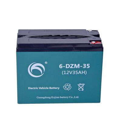 12V35AH Lead Acid Battery 6-DZM-35 Electric Motorcycle Battery 12V 35AH Electric Bike Battery