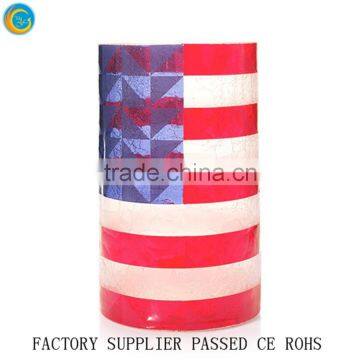 crackled gradient blue or red stripper candle vases bar party table deco
