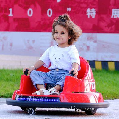 Kids 12v Electric Bumper Car Kids Remote Control Ride Car Kids Electric 360 Degree Rotation With Lights 2-15 Years Old photo-4