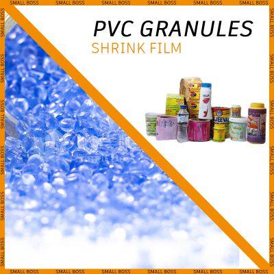 Plastic Granules High Quality Heat Shrink Sleeve Bottle Packaging Pvc Shrink Film Label Roll PVC Compound Pellets photo-3
