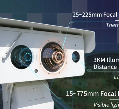 Smart AI-Powered Thermal PTZ Security Camera with Tripwire and Intrusion Detection for Critical Infrastructure Protection