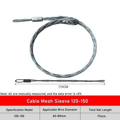 Changyun Tech High‑Strength Cable Pulling Sock & Grip Set | Galvanized Steel Mesh Sleeves for Reliable Cable Installation & Rigging