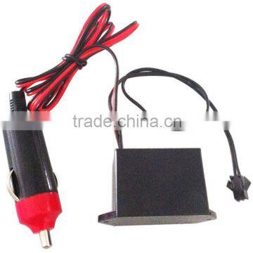 Water Resistant 12V EL Wire Converter with cigarette lighter