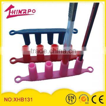 Customer design silicone rubber pen holder pen container