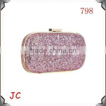 Best Price glitter box clutch hard case evening clutch bag