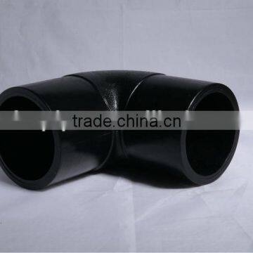 High quality HDPE pipe fitting 90 degree elbow