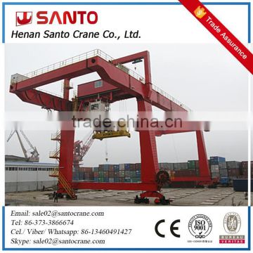 Loading And Unloading 10Ton Double Beam Container Gantry Crane