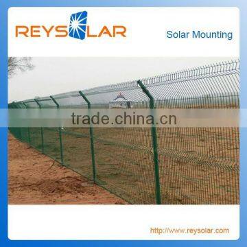 Adjustable Hot dipped Green Wire Mesh Fence Carbon Structure Steel PV Farm Fence