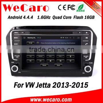 Wecaro WC-VJ8011 Android 4.4.4 car dvd player quad core for volkswagen jetta car radio audio system mirror link 2013 2014 2015