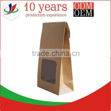 brown paper bag with window