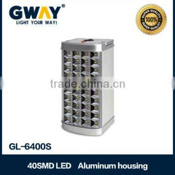 Rechargeable portable led emergency light,40 pcs 2835 SMD