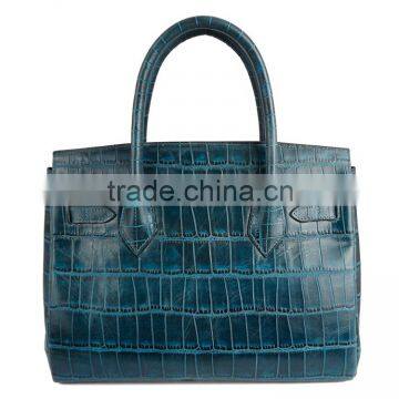 Women Brand Handbags Genuine Leather Shoulder Bag Crocodile Tote Bag photo-3