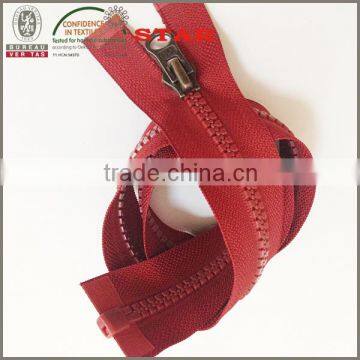 pvc plastic zipper