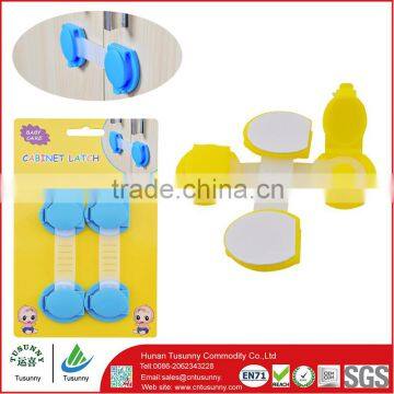 Baby Safety Sliding Doors Locks Small Plastic Door Lock photo-5