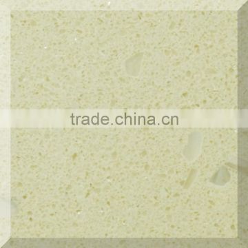 Popular color beige yellow quartz vanity top price