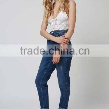 2016 Women Hand Crochet Tie-Front Bralet HSS3038 photo-2